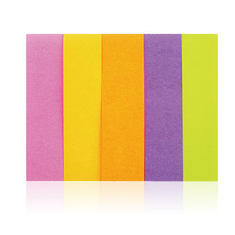 3M（Post-it） 670-5AN 熒光指示標(biāo)簽/報(bào)事貼/分頁標(biāo)簽 13×51mm 100張*5色/包_http://bzsa.cn/img/images/C201902/1551164102250.jpg