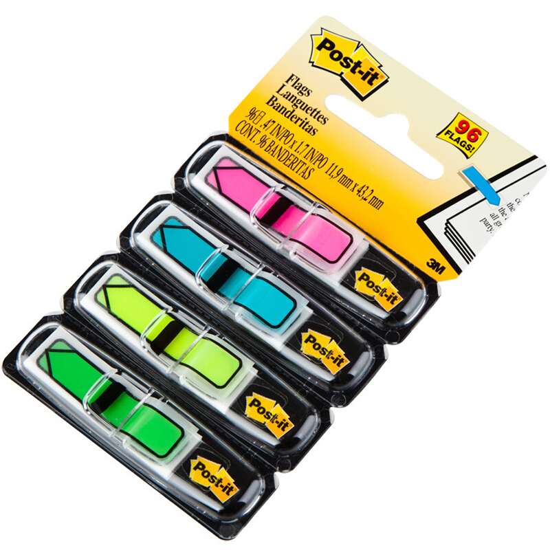 3M（Post-it） 684-ARR4 箭頭指示標(biāo)簽/報(bào)事貼 24片*4色/包_http://bzsa.cn/img/images/C201902/1551164401981.jpg