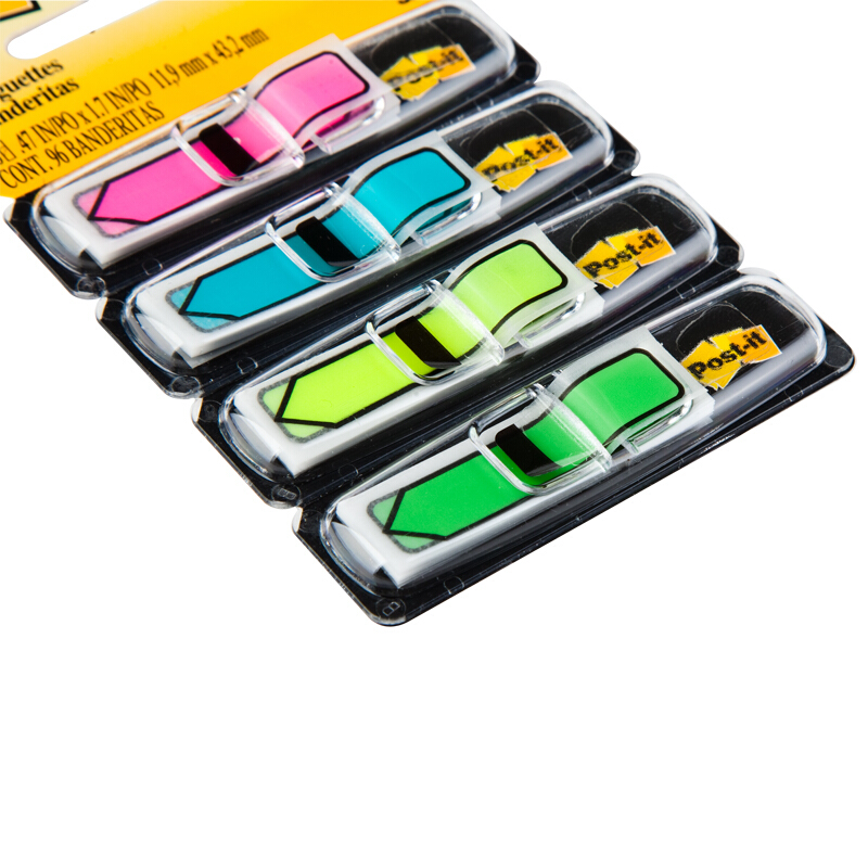 3M（Post-it） 684-ARR4 箭頭指示標(biāo)簽/報(bào)事貼 24片*4色/包_http://bzsa.cn/img/images/C201902/1551164402023.jpg