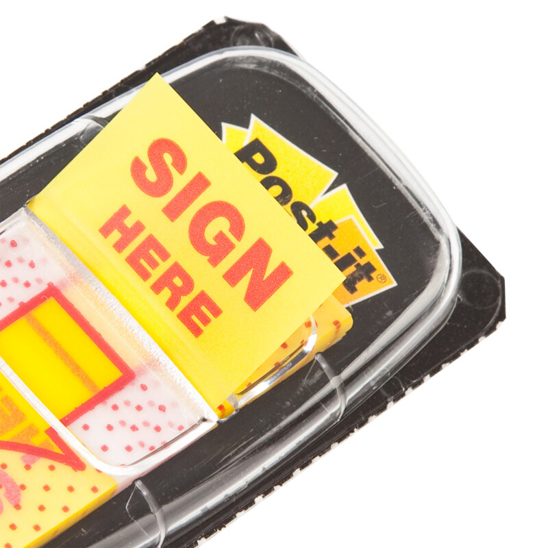 3M（Post-it） 680-SH2 指示標(biāo)簽/簽名標(biāo)簽/箭頭提示標(biāo)簽 25.4*43.2mm 100張/卡_http://bzsa.cn/img/images/C201902/1551166120620.jpg