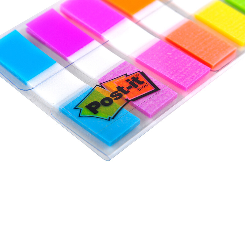 3M（Post-it） 683-9CF 透明抽取式指示標簽 12*44mm 10張*9色/包_http://bzsa.cn/img/images/C201902/1551167452746.jpg