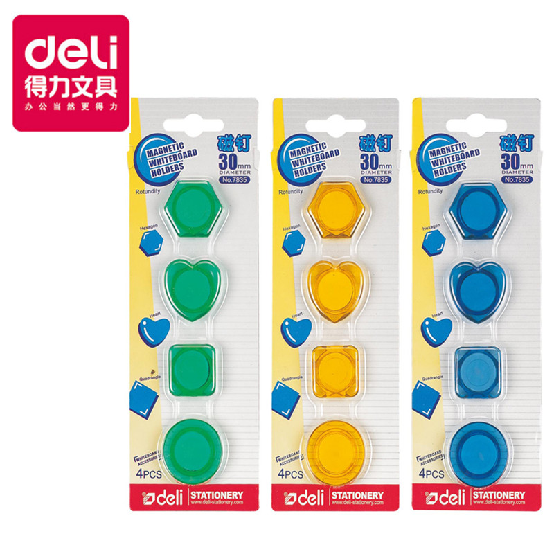 得力（deli） 7835  白板磁扣/吸鐵石/磁粒 磁力強(qiáng)  30mm_http://bzsa.cn/img/images/C201902/1551255183739.jpg