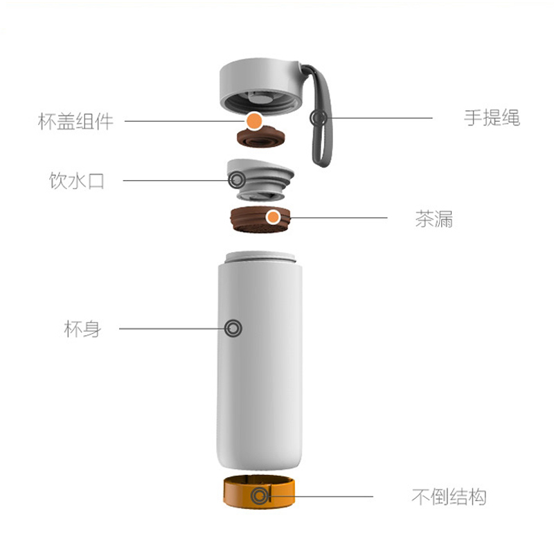 Artiart DRIN032 便攜不倒杯運(yùn)動(dòng)水杯 蝴蝶保溫不倒杯400ml(紅色)_http://bzsa.cn/img/images/C201903/1551419004293.jpg