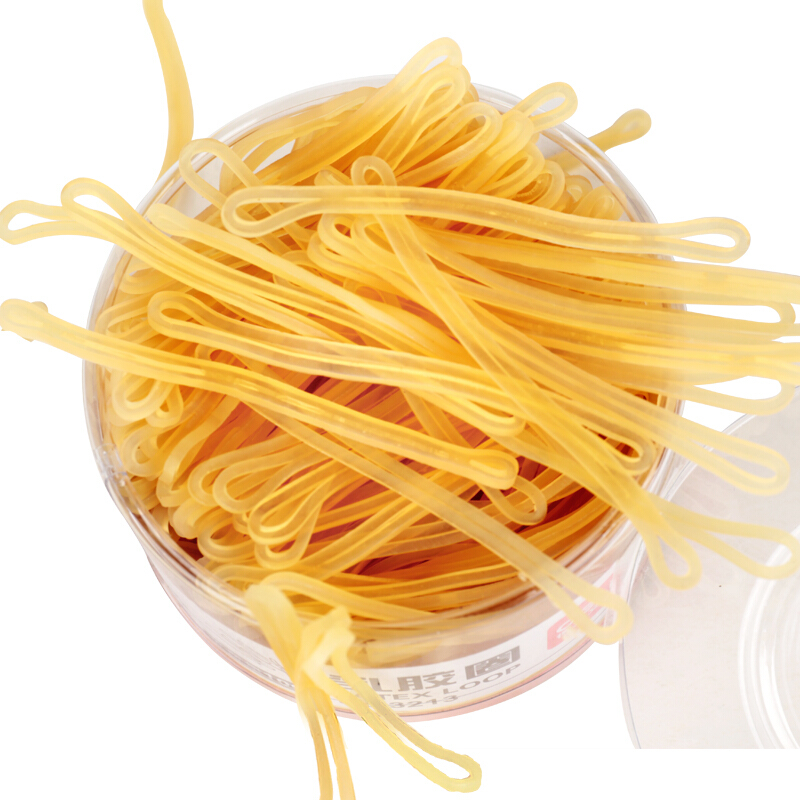 得力（deli） 3213 強(qiáng)韌性乳膠圈 橡皮筋 筒裝100g_http://bzsa.cn/img/images/C201903/1551687787341.jpg