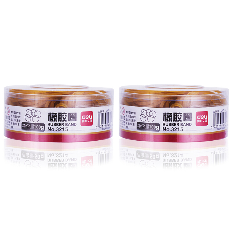 得力（deli） 3215 橡皮筋 乳膠圈  筒裝  100g_http://bzsa.cn/img/images/C201903/1551688338597.jpg