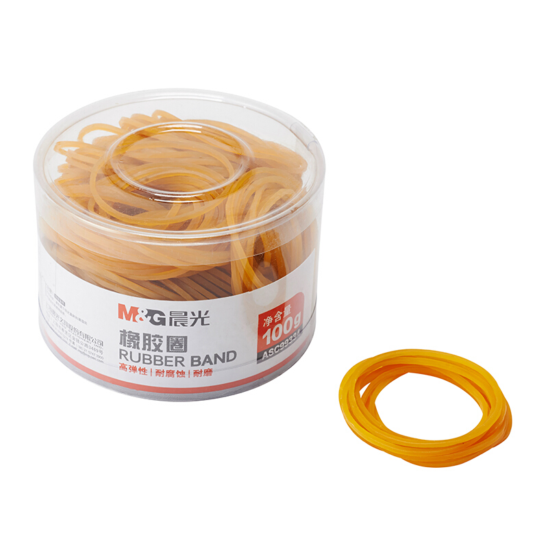 晨光（M&G） ASC99334  辦公橡膠圈 橡皮筋 乳膠圈 筒裝皮筋100g _http://bzsa.cn/img/images/C201903/1551688547101.jpg