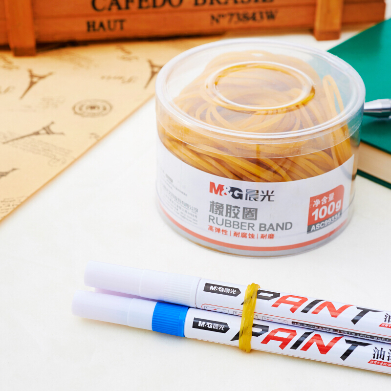 晨光（M&G） ASC99334  辦公橡膠圈 橡皮筋 乳膠圈 筒裝皮筋100g _http://bzsa.cn/img/images/C201903/1551688547132.jpg