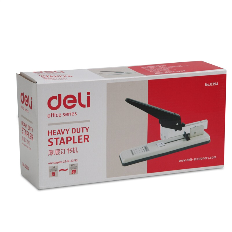 得力（deli） 0394  80頁厚層訂書機(jī) 236 2313 灰色_http://bzsa.cn/img/images/C201903/1551777280854.jpg
