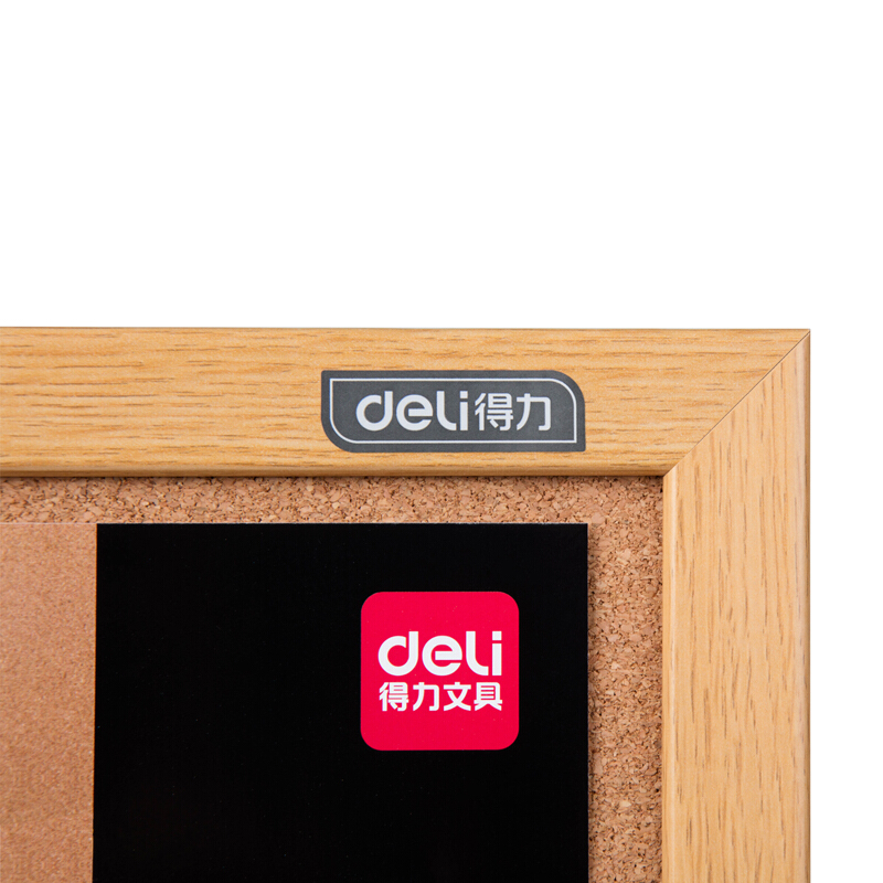 得力（deli） 8764 90*60cm軟木板/留言板/照片墻（木邊框、針插留言） _http://bzsa.cn/img/images/C201903/1551851188667.jpg