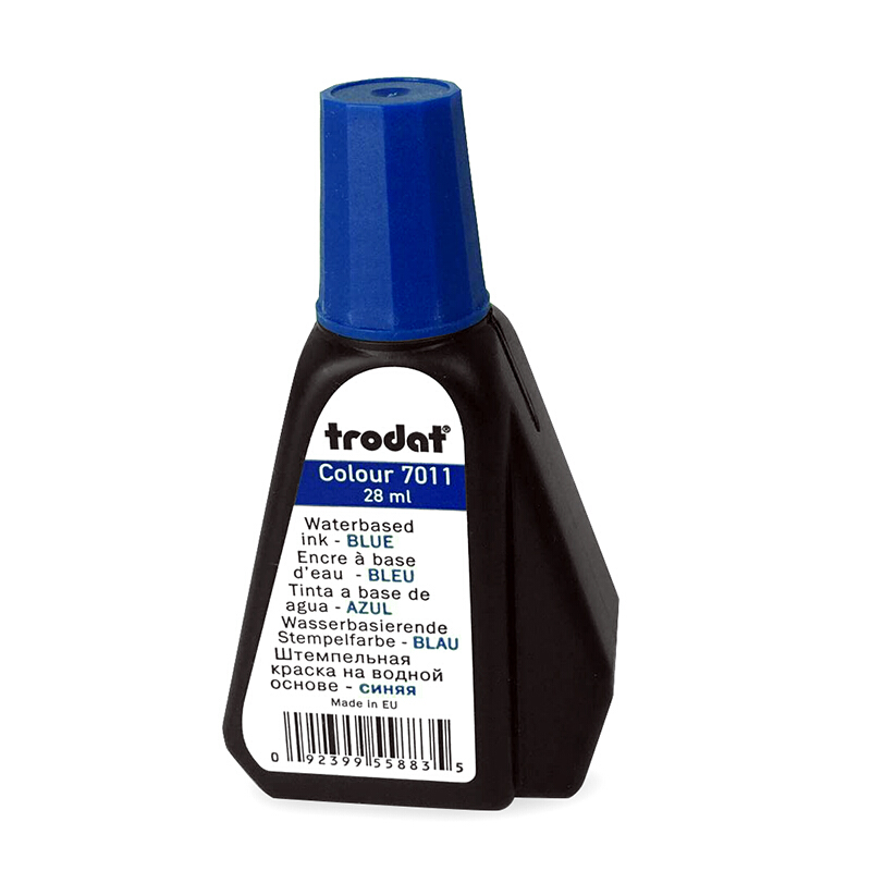 卓達(dá)（trodat） 7011 自動(dòng)回墨印油 28ml(藍(lán)色)_http://bzsa.cn/img/images/C201903/1551853500608.jpg