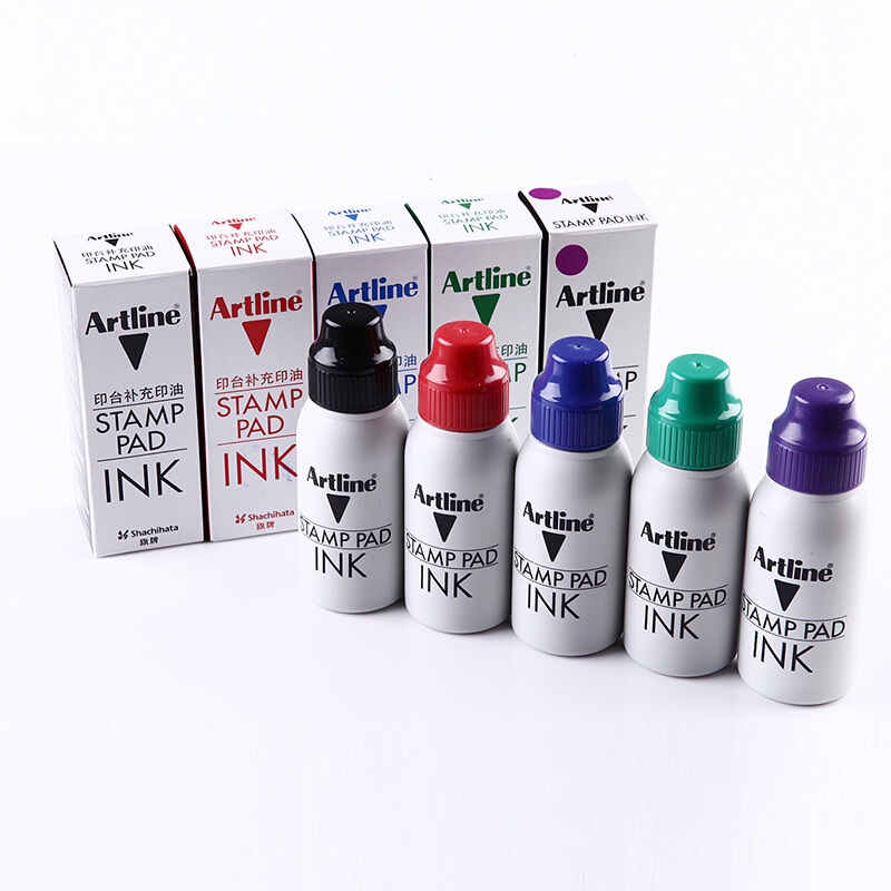 旗牌（Artline） 雅麗ESA-2N 辦公印臺補(bǔ)充印油50ml(藍(lán)色)_http://bzsa.cn/img/images/C201903/1552013074423.jpg