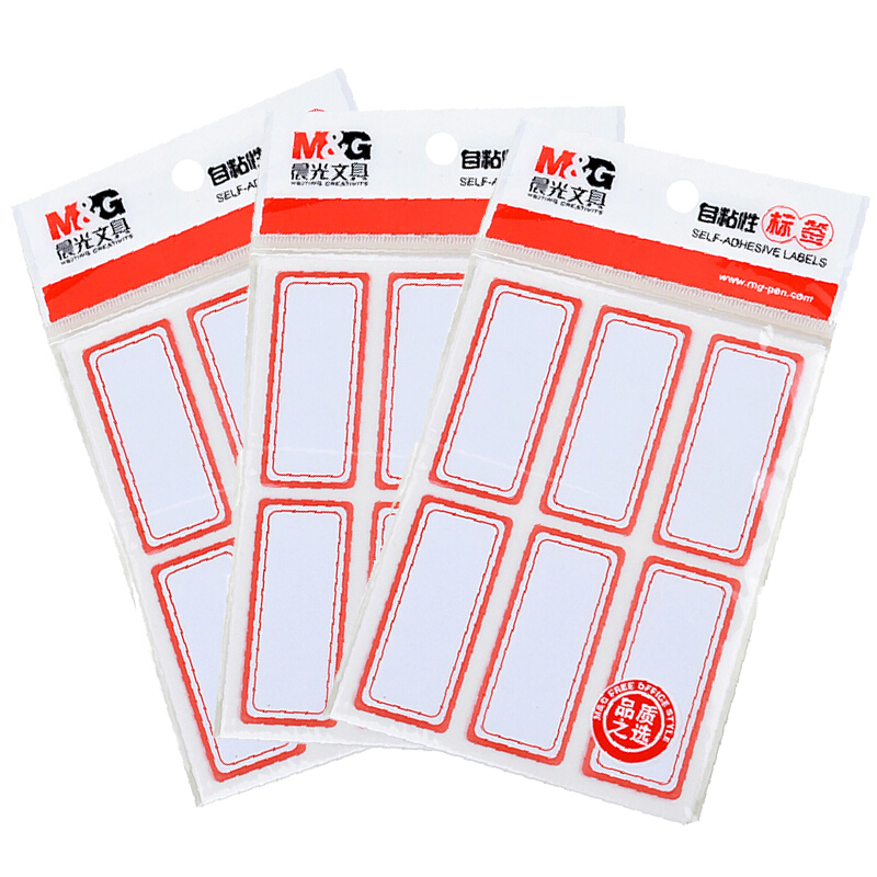 晨光（M&G） 自粘性標(biāo)簽 空白不干膠貼紙 (YT-06  10張*6枚/包)_http://bzsa.cn/img/images/C201903/1552022314884.jpg