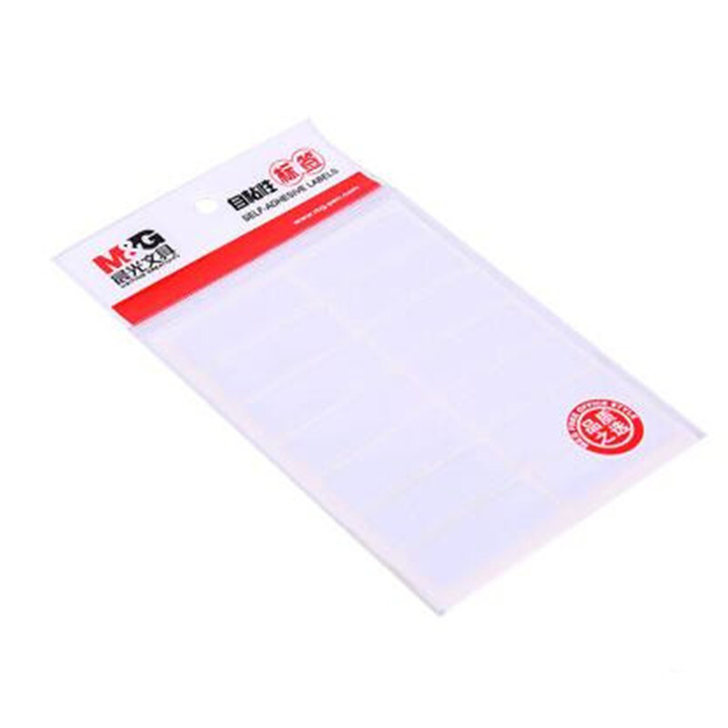 晨光（M&G） 自粘性標(biāo)簽 空白不干膠貼紙 (YT-13 10張*14枚/包)_http://bzsa.cn/img/images/C201903/1552022870468.jpg