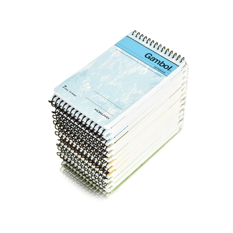 渡邊（Gambol） SA7506 螺旋豎翻筆記本 A7/50頁 24本/包 (本)_http://bzsa.cn/img/images/C201903/1552284213894.jpg