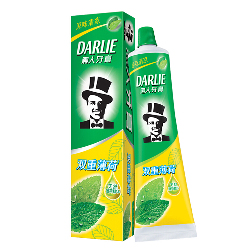 黑人（DARLIE） 雙重薄荷  牙膏 90g_http://bzsa.cn/img/images/C201903/1552294417746.jpg