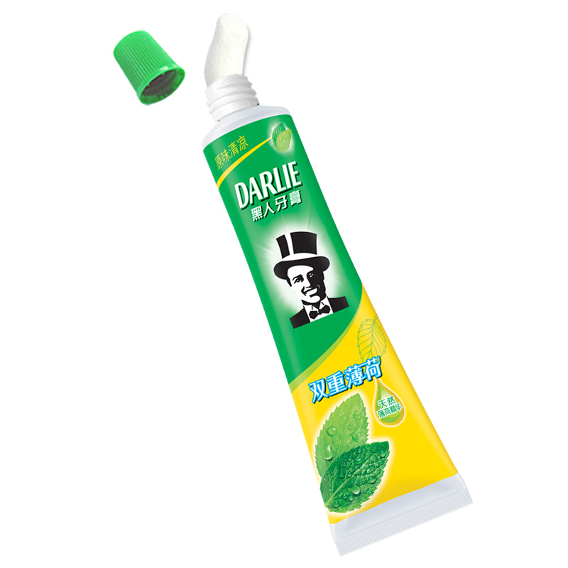 黑人（DARLIE） 雙重薄荷  牙膏 90g_http://bzsa.cn/img/images/C201903/1552294431782.jpg