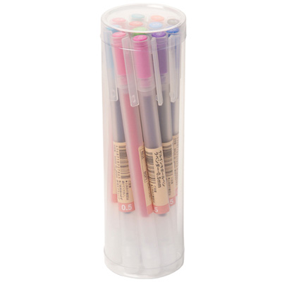 無印良品 MUJI  凝膠墨水圓珠筆  12色裝_http://bzsa.cn/img/images/C201903/1552373185169.jpg
