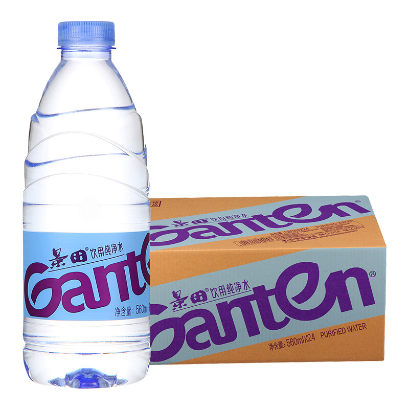 景田（ ganten） 560ml*24瓶 純凈水 整箱_http://bzsa.cn/img/images/C201903/1552383171342.jpg