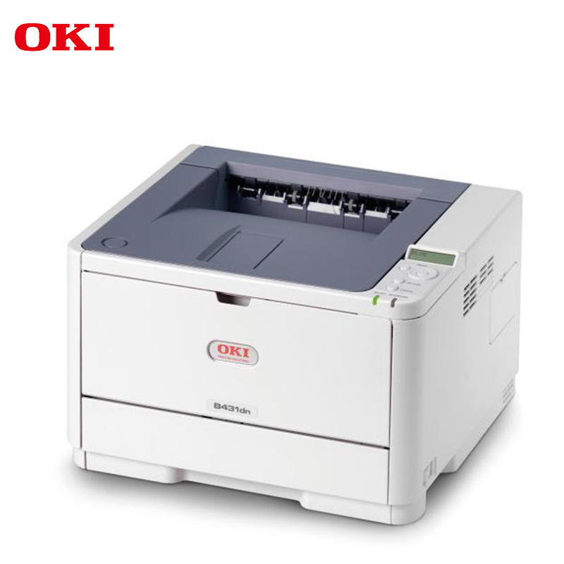 OKI B412DN 黑白LED 激光打印機 A4辦公殯儀館打印長紙 挽聯(lián) 膠片不干膠雙面打印
