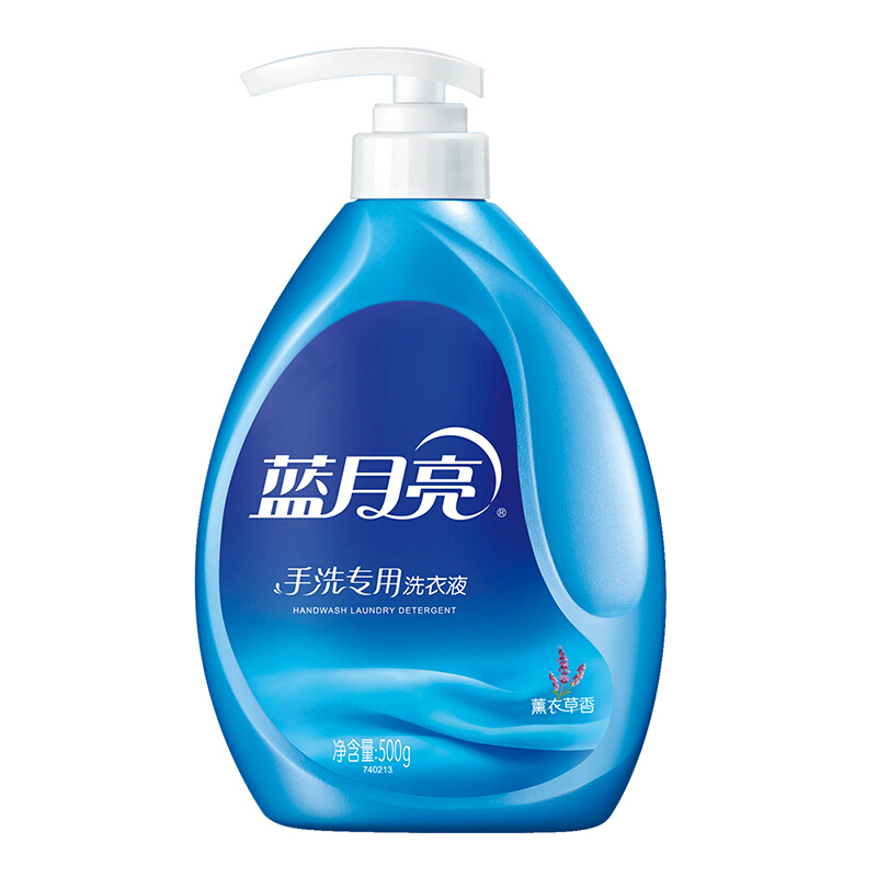 藍(lán)月亮 薰衣草手洗專用洗衣液 瓶裝(500g)_http://bzsa.cn/img/images/C201904/1556183391597.jpg