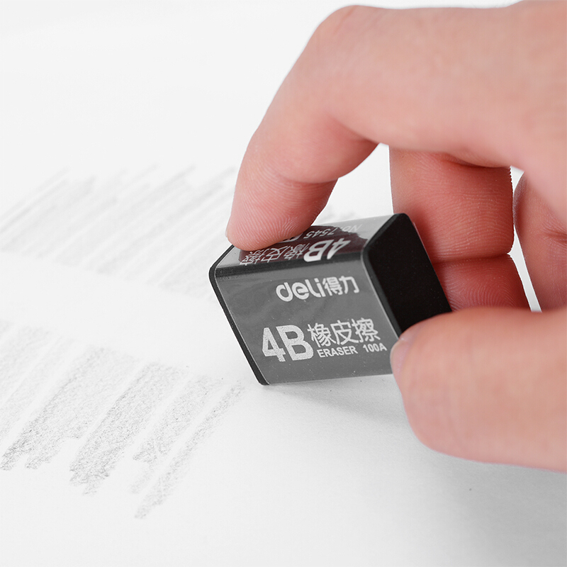 得力（deli）30塊4B黑色橡皮擦7545_http://bzsa.cn/img/images/C201906/1561430413071.jpg