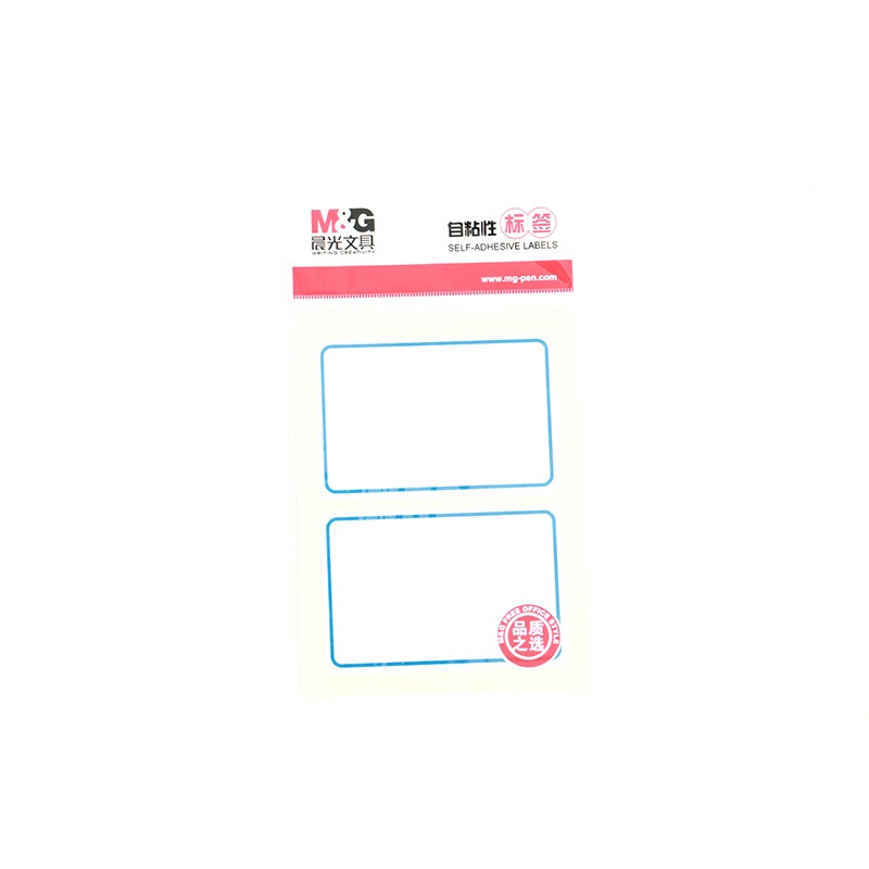 晨光（M&G） 自粘性標簽 空白不干膠貼紙 (YT-10  10張*6枚/包)_http://bzsa.cn/img/images/C201906/1561714362761.jpg