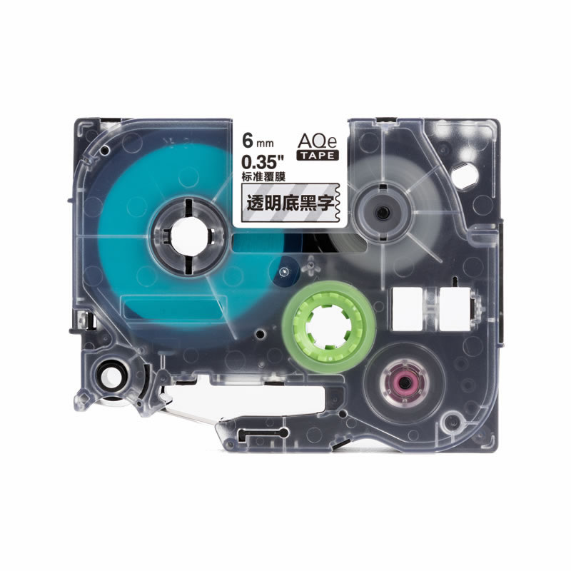 愛墨 AQe-151（24mm）標準覆膜標簽打印機色帶 紅底黑字_http://bzsa.cn/img/images/C201907/1564048856358.jpg
