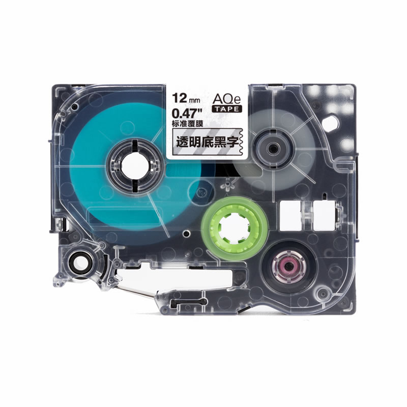 愛墨 AQe-151（24mm）標準覆膜標簽打印機色帶 紅底黑字_http://bzsa.cn/img/images/C201907/1564048856372.jpg