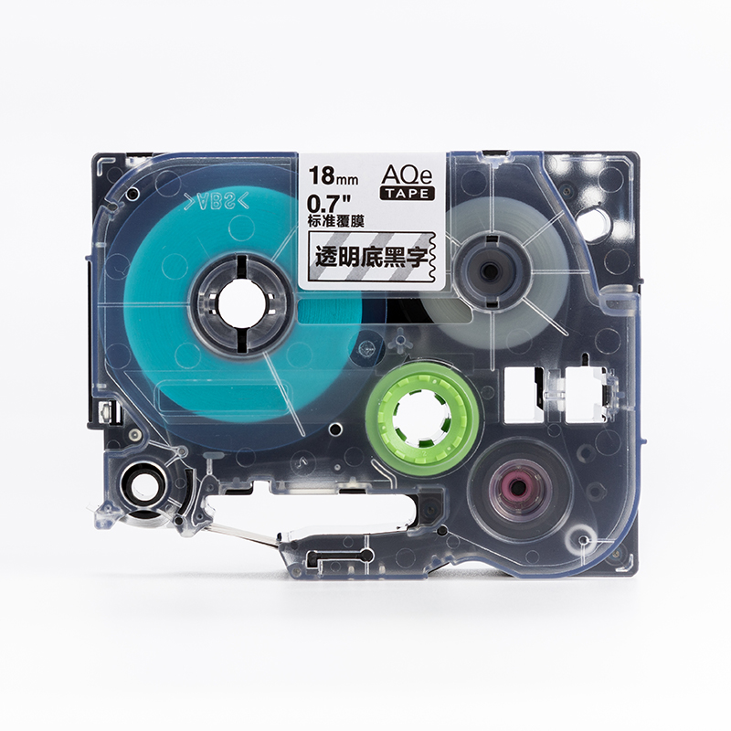 愛墨 AQe-151（24mm）標準覆膜標簽打印機色帶 紅底黑字_http://bzsa.cn/img/images/C201907/1564048856414.jpg
