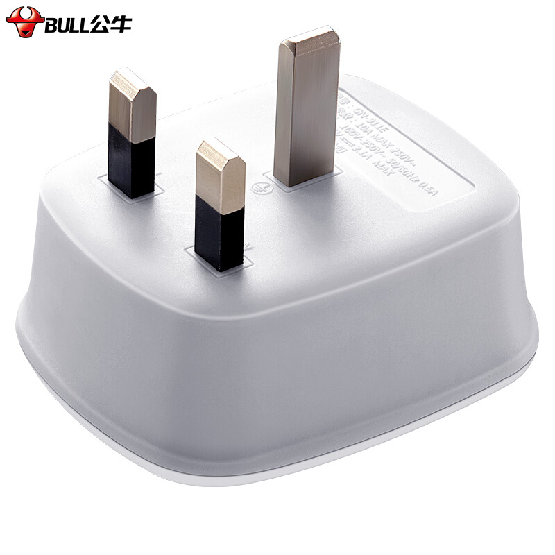 公牛（BULL） 電源旅行轉(zhuǎn)換器插座/轉(zhuǎn)換插頭 GN-L01CE(USB英標(biāo)轉(zhuǎn)國標(biāo)（國外使用）)_http://bzsa.cn/img/images/C201910/1570688630672.jpg
