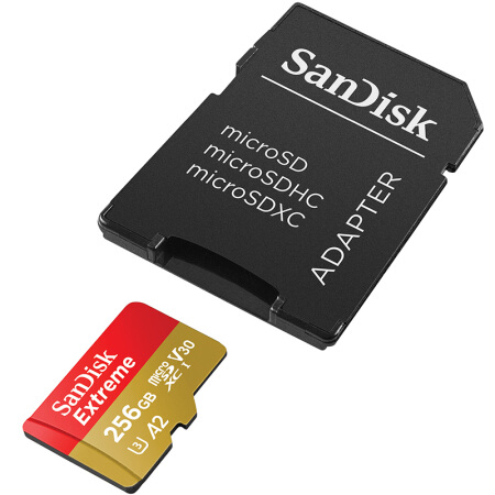 閃迪（SanDisk） 256GB TF存儲卡 讀速160MB/s 寫速90MB/S U3 C10 V30 4K至尊超極速版_http://bzsa.cn/img/images/C201911/1575000056931.jpg