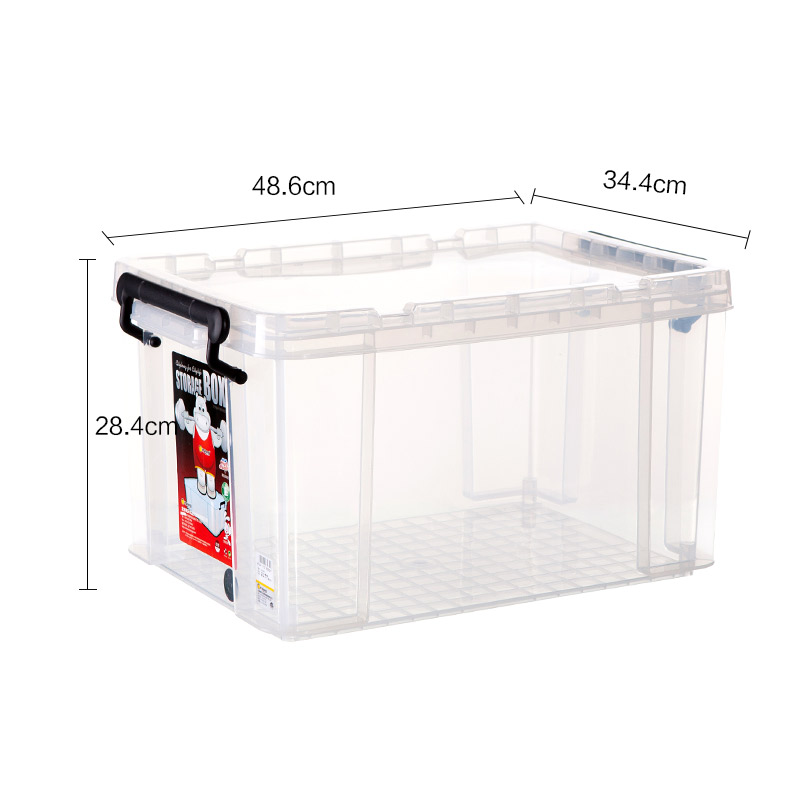 禧天龍Citylong 塑料收納箱整理箱中號(hào)透明抗壓加厚玩具儲(chǔ)物箱31L 6070_http://bzsa.cn/img/images/C202007/1594006227688.jpg