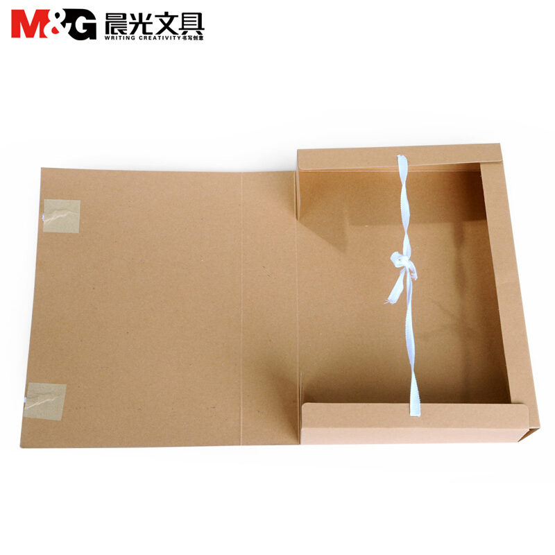 晨光（M&G）A4牛皮紙檔案盒APYRE614(6cm)_http://bzsa.cn/img/images/C202007/1594283617227.jpg