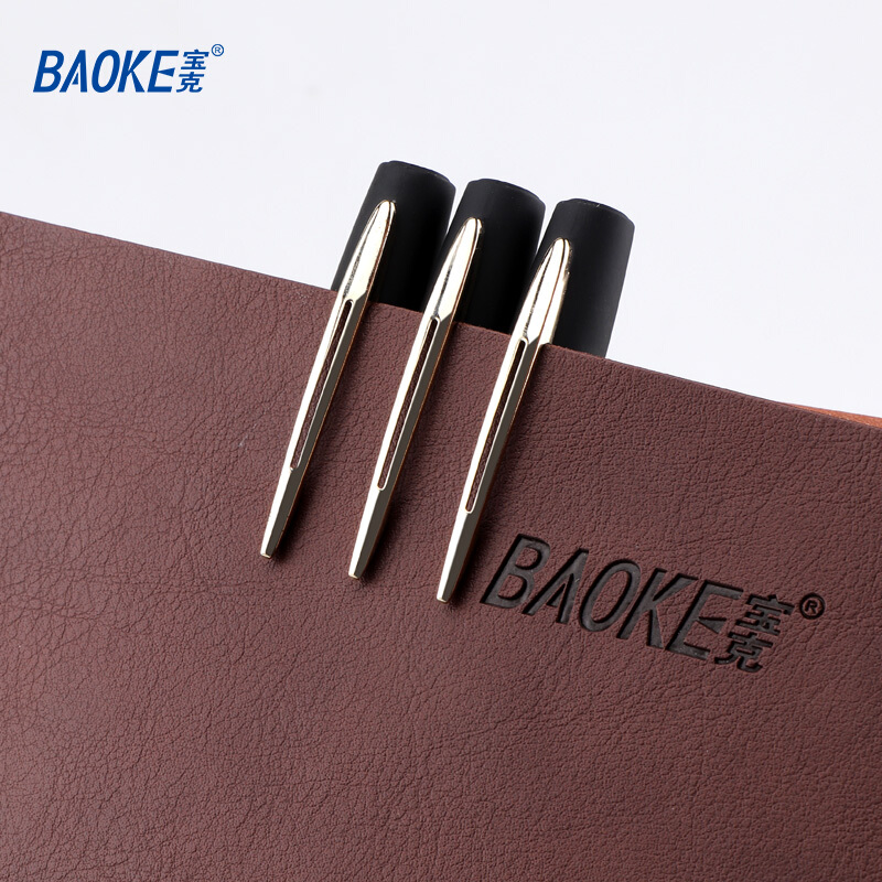 寶克（BAOKE）大容量黑色中性筆 磨砂桿簽字筆PC1848/12支裝(1.0mm)_http://bzsa.cn/img/images/C202007/1594349305077.jpg