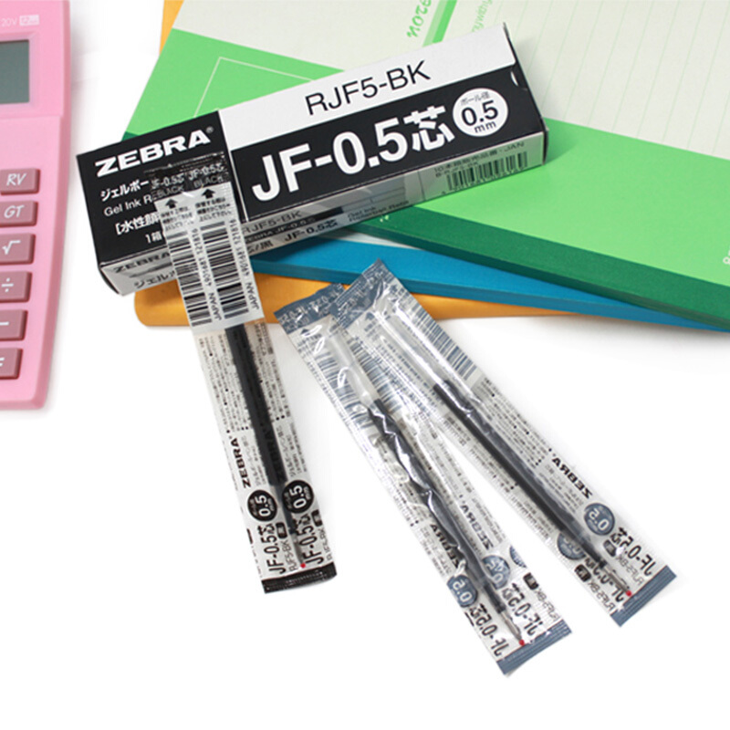 斑馬（ZEBRA）0.5mm按動中性筆替芯RJF5-BK/10支裝(黑色筆芯)_http://bzsa.cn/img/images/C202007/1594368412160.jpg