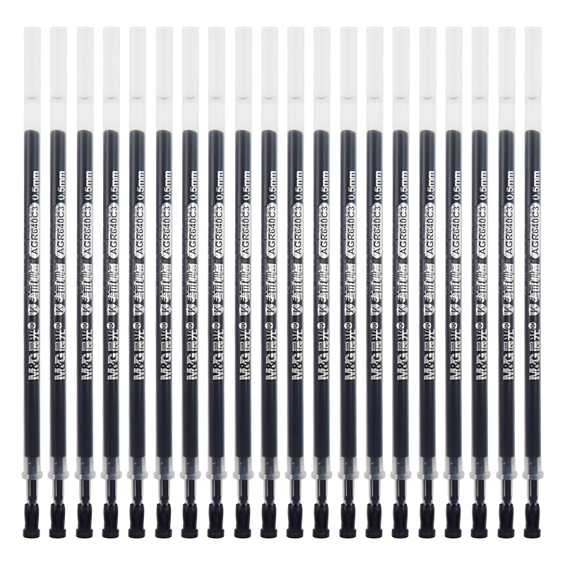 晨光（M&G）0.5mm全針管簽字筆替芯AGR640C3/20支裝(黑色)_http://bzsa.cn/img/images/C202007/1594779911160.jpg