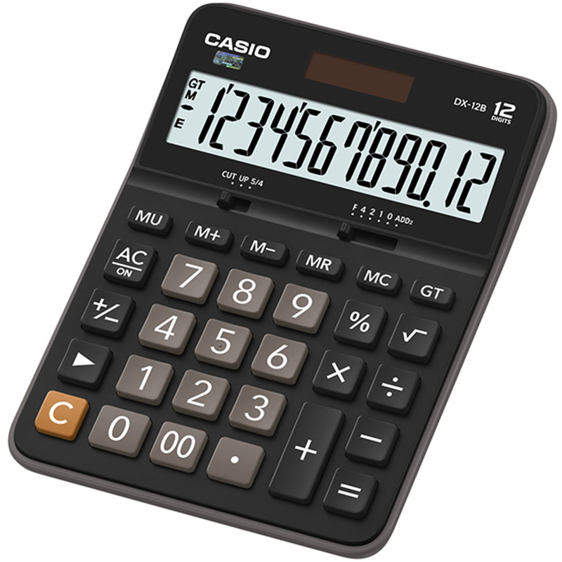 卡西歐（CASIO） DX-12B 商務(wù)計算器 大型機 黑色 DX-12S升級款_http://bzsa.cn/img/images/C202009/1600671376593.jpg