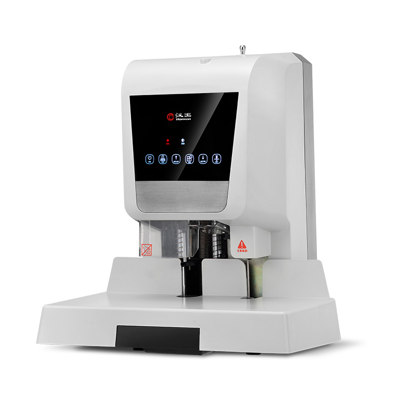 漢王（Hanvon）HW-6610AF自動會計財務(wù)憑證裝訂機 熱熔鉚管裝訂機激光定位電動檔案文件打孔機_http://bzsa.cn/img/images/C202010/1603354297829.jpg