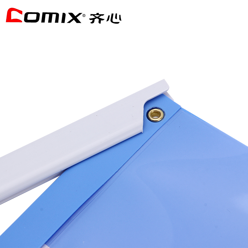 齊心（COMIX） QW324A 辦公必備拉邊桿 報(bào)告夾 A4 10張 單個(gè)裝_http://bzsa.cn/img/images/C202010/1603684386370.jpg