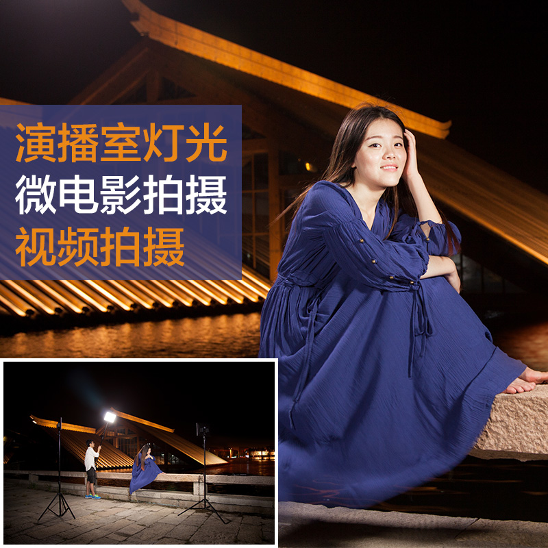 神牛（Godox）LED500補光燈攝影燈led常亮影視燈雙色溫攝像燈影室燈_http://bzsa.cn/img/images/C202103/1617087379784.jpg