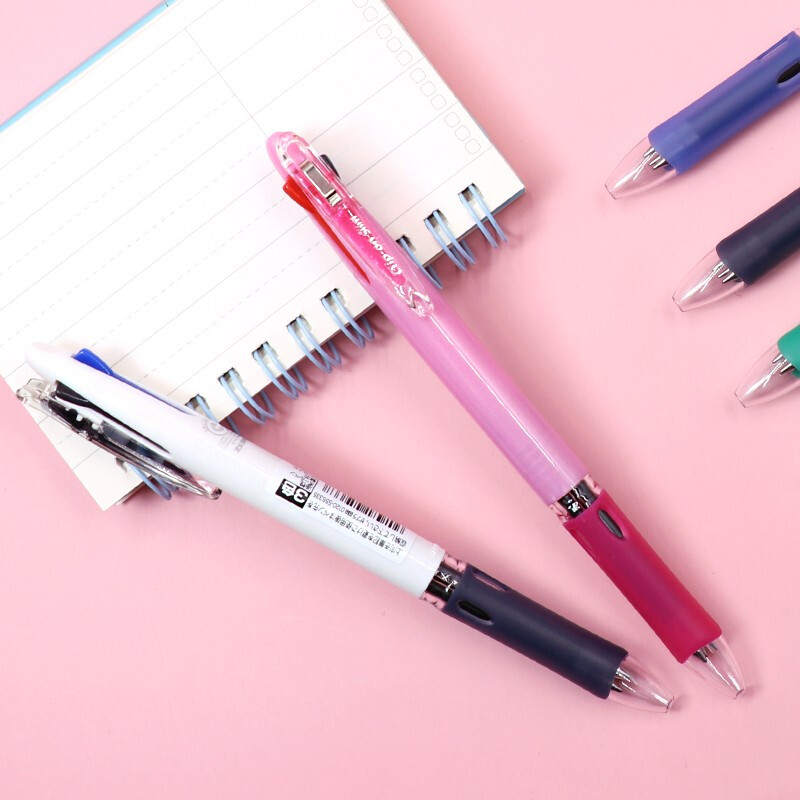 斑馬牌 (ZEBRA)三色圓珠筆 0.7mm子彈頭按壓多功能原子筆B3A5_http://bzsa.cn/img/images/C202109/1631955303865.jpg