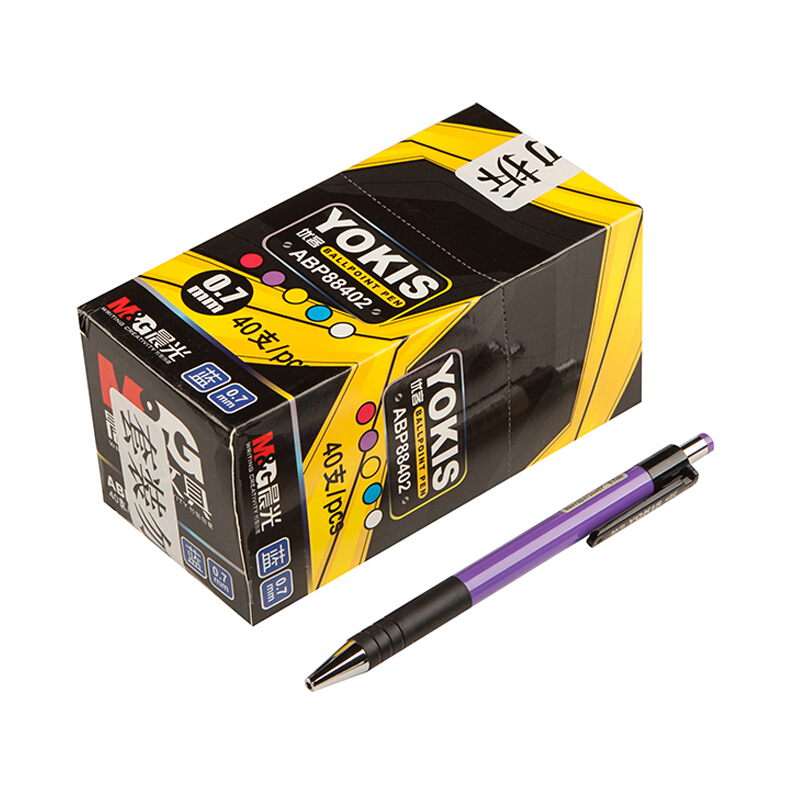 晨光（M&G） ABP88402 藍(lán)色子彈頭按動圓珠筆 中油筆 原子筆0.7mm 40支/盒_http://bzsa.cn/img/sp/101/22a7ed8b-38f3-40ff-b98d-96f1b3ab9848.jpg