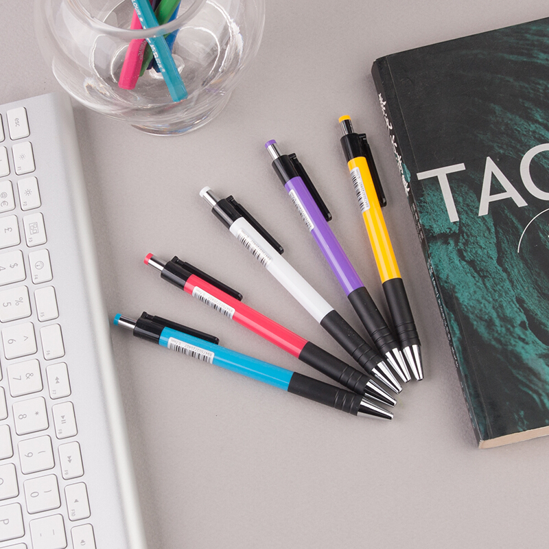 晨光（M&G） ABP88402 藍(lán)色子彈頭按動圓珠筆 中油筆 原子筆0.7mm 40支/盒_http://bzsa.cn/img/sp/101/ecb3aa74-cf5e-4a61-9664-5bb6935b0099.jpg