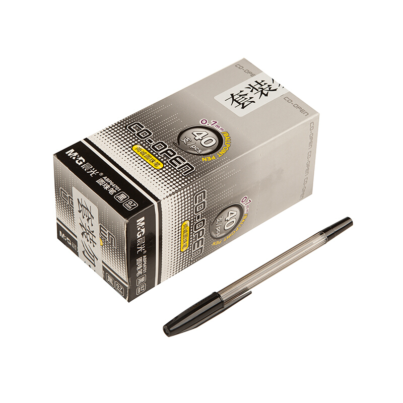 晨光（M&G） ABP64701 子彈頭圓珠筆 中油筆 原子筆0.7mm (簡約黑色) _http://bzsa.cn/img/sp/101/fcc8ba70-3884-4fab-8eeb-162f2f09b30a.jpg