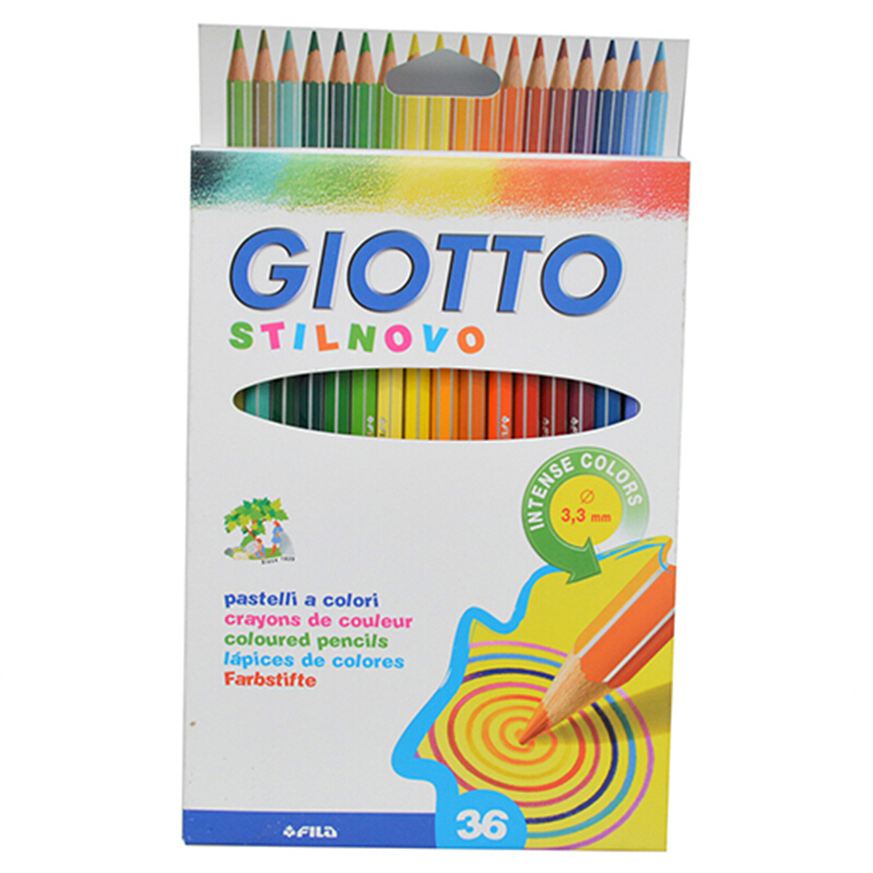 GIOTTO 256700 紙盒裝彩色鉛筆 (36色) 
