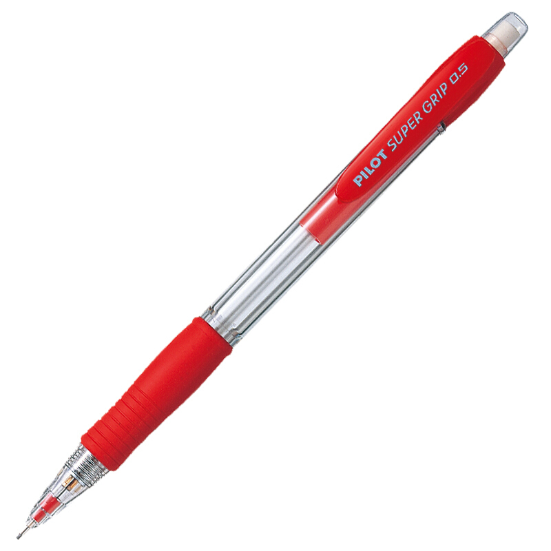 百樂(lè)（PILOT） H-185-SL 自動(dòng)鉛筆 透明筆桿0.5mm（紅色）_http://bzsa.cn/img/sp/102/604c20ef-3eef-4db6-adac-6e4c9bd170f8.jpg