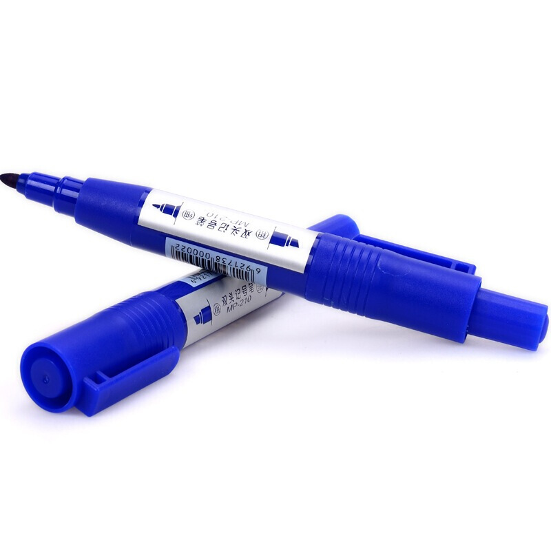 寶克（BAOKE） MP-210 油性大雙頭記號筆 12支/盒（藍色）_http://bzsa.cn/img/sp/104/3fb0bce4-5067-4490-9d72-8efab3edc82d.jpg
