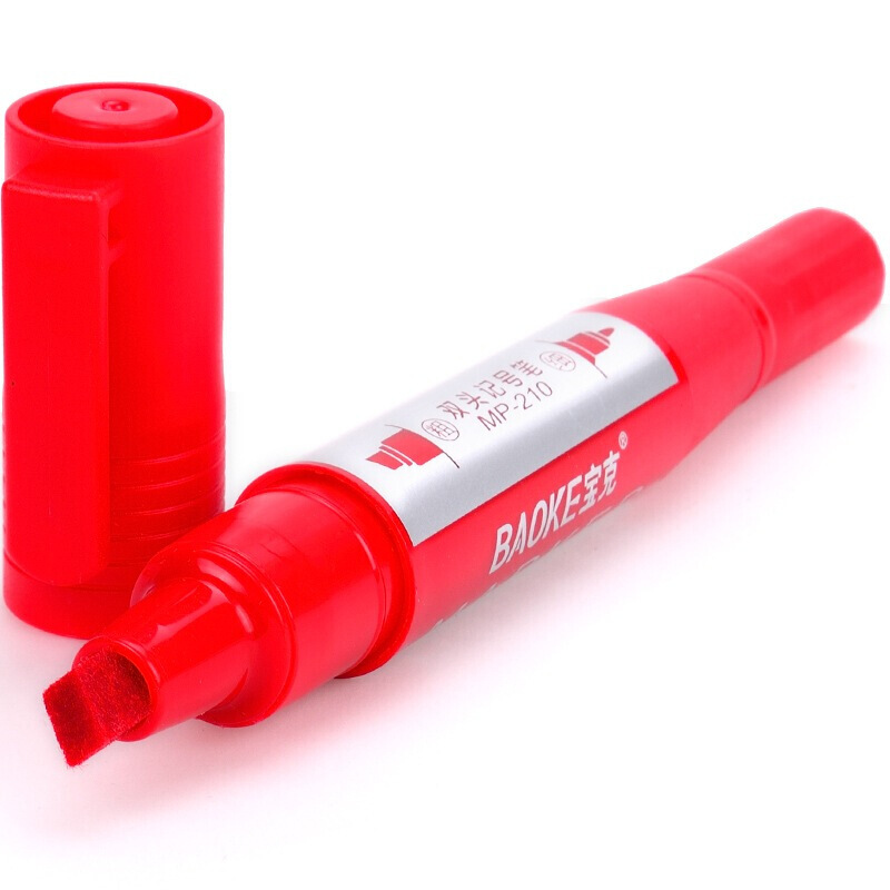 寶克（BAOKE） MP-210 油性大雙頭記號筆 12支/盒（紅色）_http://bzsa.cn/img/sp/104/a8f71ebc-cad4-4aae-91ae-193652ffe9c9.jpg