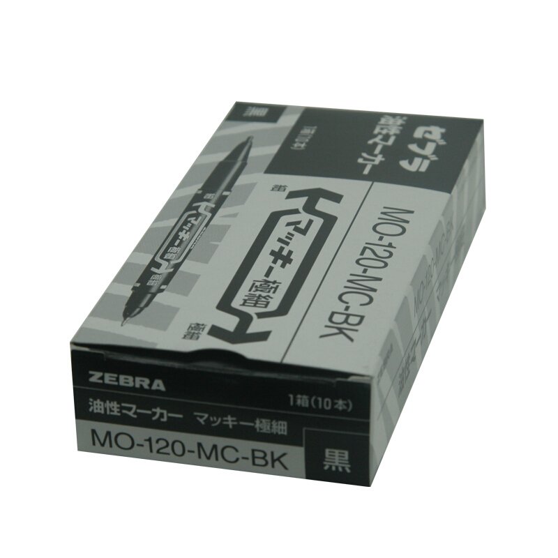 斑馬（ZEBRA） MO-120-MC-BK 小雙頭記號(hào)筆 單支裝（黑色）_http://bzsa.cn/img/sp/104/abef02b4-80a9-4091-81a8-6034688b39be.jpg