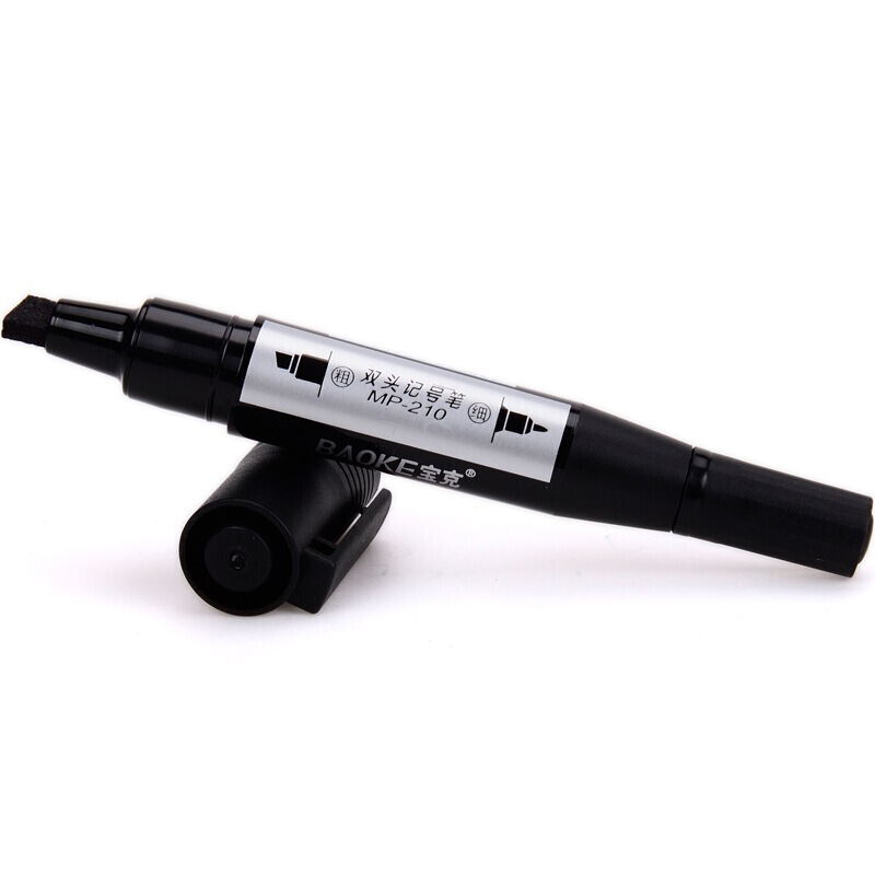 寶克（BAOKE） MP-210 油性大雙頭記號筆 12支/盒（黑色）_http://bzsa.cn/img/sp/104/c8d543d2-e69f-4016-ae82-347c61b2fd43.jpg